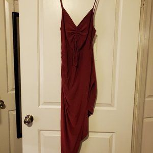 A'GACI Cut Out Origami Dress